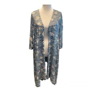 Torrid Duster Cardigan Open Knit Lightweight Women’s 2X Kimono style Sweater EUC